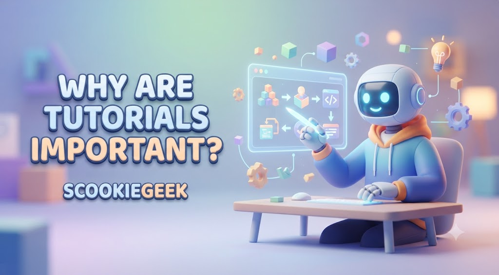 why are tutorials important scookiegeek